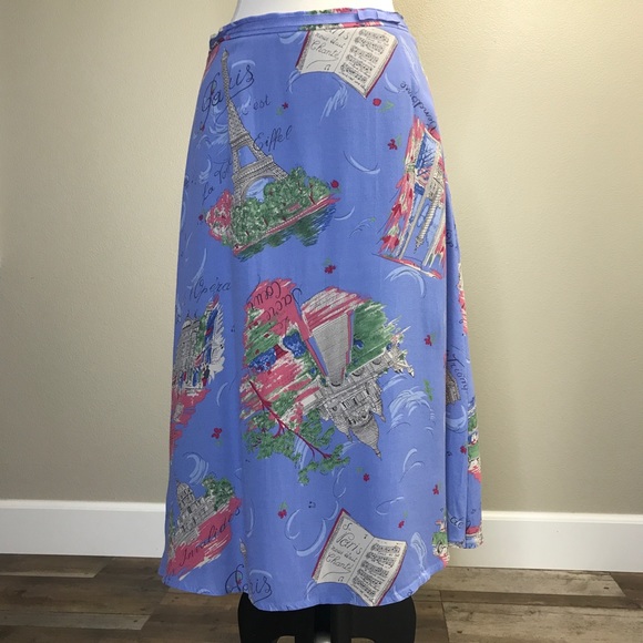 Liz Claiborne Dresses & Skirts - Liz Claiborne Periwinkle Paris Skirt